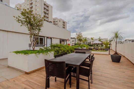 Área comum de apartamento para alugar com 2 quartos, 75m² em Buritis, Belo Horizonte