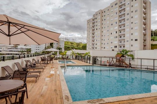 Área comum de apartamento para alugar com 2 quartos, 48m² em Buritis, Belo Horizonte