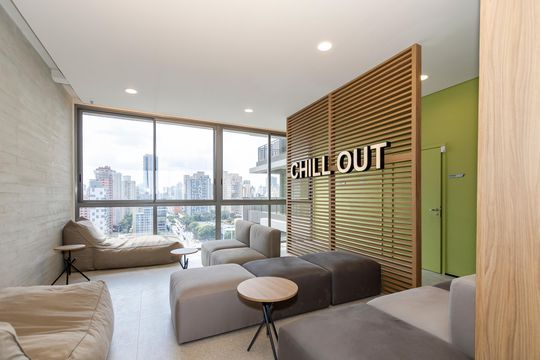 Área Comum de kitnet/studio para alugar com 1 quarto, 17m² em Santo Amaro, São Paulo