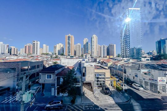 Vista da Sala de apartamento à venda com 2 quartos, 51m² em Vila Gomes Cardim, São Paulo