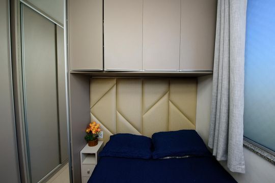 Quarto 2 de apartamento à venda com 2 quartos, 48m² em Diamante, Belo Horizonte