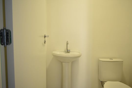 Banheiro da Suíte de apartamento para alugar com 1 quarto, 29m² em Planalto Paulista, São Paulo