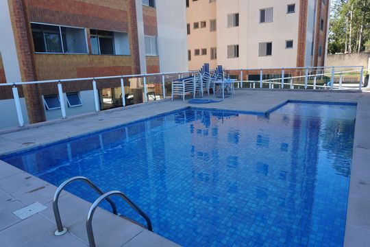Área comum - Piscina de apartamento para alugar com 3 quartos, 80m² em Alphaville, Santana de Parnaíba