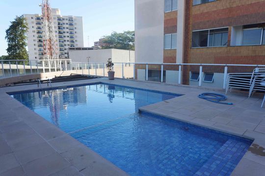 Área comum - Piscina de apartamento para alugar com 3 quartos, 80m² em Alphaville, Santana de Parnaíba