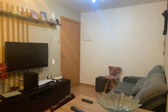 Sala de apartamento para alugar com 1 quarto, 54m² em Santos Dumont, São Leopoldo