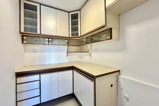 Cozinha de apartamento para alugar com 1 quarto, 50m² em Vila Clementino, São Paulo