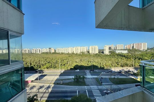 Suíte - Vista de apartamento para alugar com 2 quartos, 69m² em Recreio dos Bandeirantes, Rio de Janeiro