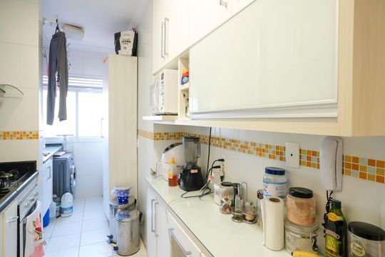 Cozinha de apartamento à venda com 2 quartos, 76m² em Santa Paula, São Caetano do Sul