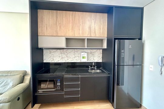 Cozinha de apartamento para alugar com 1 quarto, 39m² em Macedo, Guarulhos