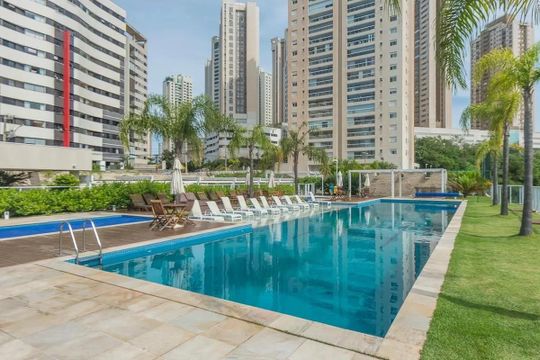 PISCINA de apartamento à venda com 2 quartos, 100m² em Vila da Serra, Nova Lima