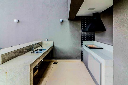 Área comum - Churrasqueira de apartamento à venda com 1 quarto, 28m² em Butantã, São Paulo