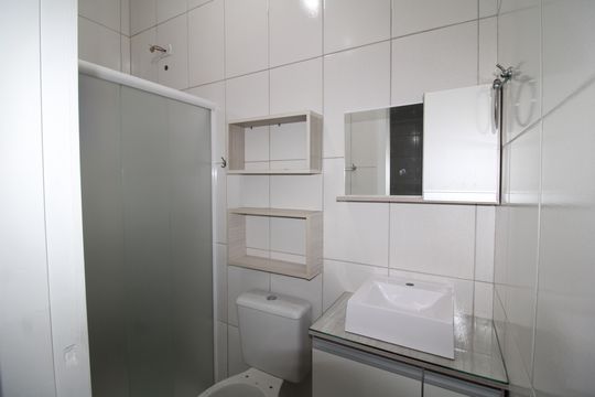 Banheiro de apartamento para alugar com 1 quarto, 36m² em Sítio do Morro, São Paulo