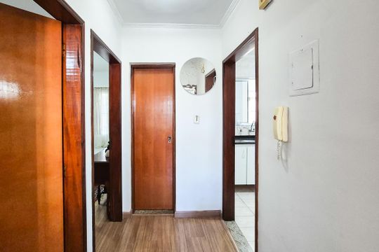 corredor de apartamento à venda com 2 quartos, 69m² em Vila Aurora, São Bernardo do Campo