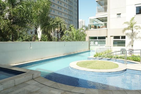Área comum - Piscina de apartamento para alugar com 3 quartos, 145m² em Tatuapé, São Paulo
