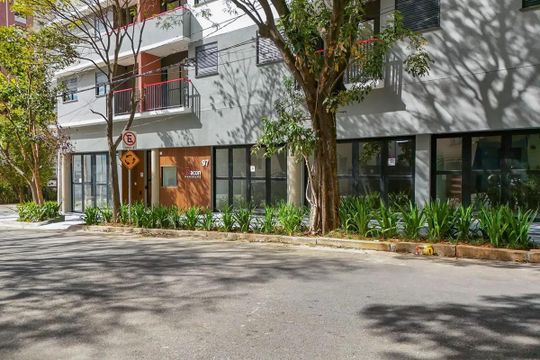 Fachada de apartamento à venda com 2 quartos, 34m² em Barra Funda, São Paulo