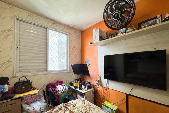Quarto 2 de apartamento à venda com 2 quartos, 48m² em Bairro dos Casa, São Bernardo do Campo