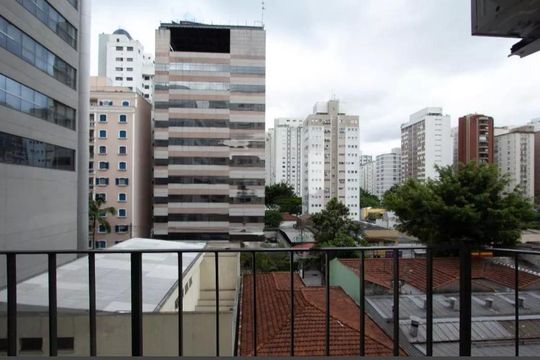 Varanda de apartamento para alugar com 1 quarto, 45m² em Itaim Bibi, São Paulo