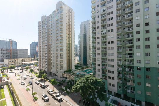 Varanda da Sala de apartamento para alugar com 2 quartos, 55m² em Santo Cristo, Rio de Janeiro