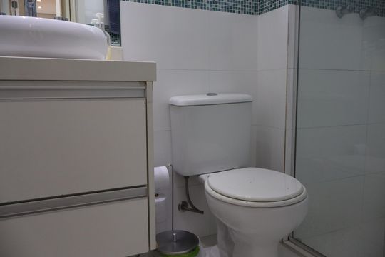Banheiro da Suíte 2 de apartamento à venda com 3 quartos, 96m² em Vila Augusta, Guarulhos