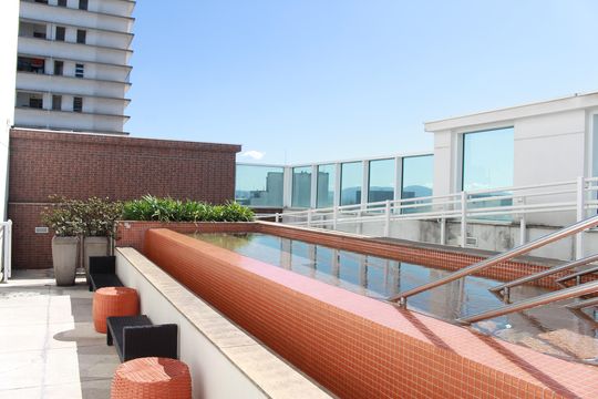 Área comum de apartamento à venda com 1 quarto, 41m² em República, São Paulo