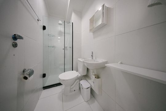 Banheiro de apartamento para alugar com 2 quartos, 33m² em Vila Silvia, São Paulo