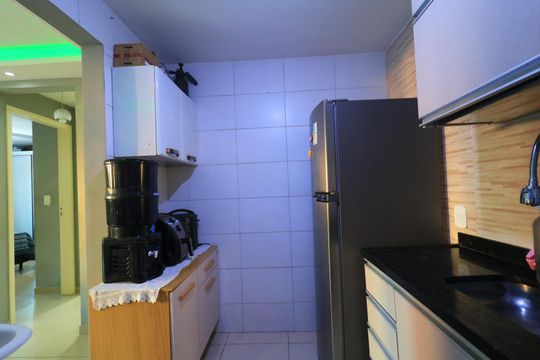 Cozinha e Área de Serviço de apartamento à venda com 2 quartos, 58m² em Inhaúma, Rio de Janeiro