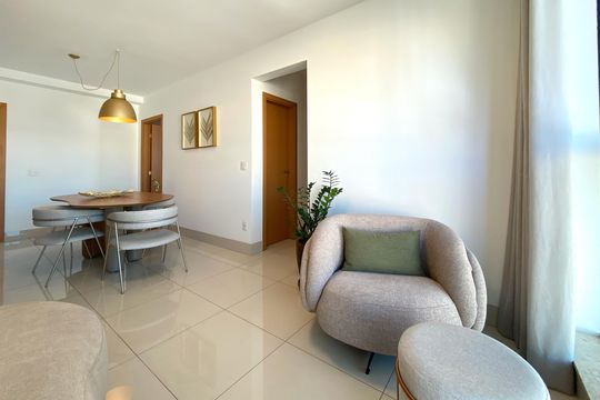Sala de apartamento para alugar com 2 quartos, 70m² em São Pedro, Belo Horizonte