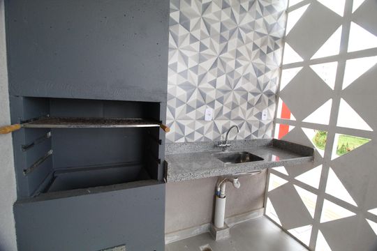 Área comum - Churrasqueira de apartamento para alugar com 2 quartos, 50m² em Jardim Karaíba, Uberlândia