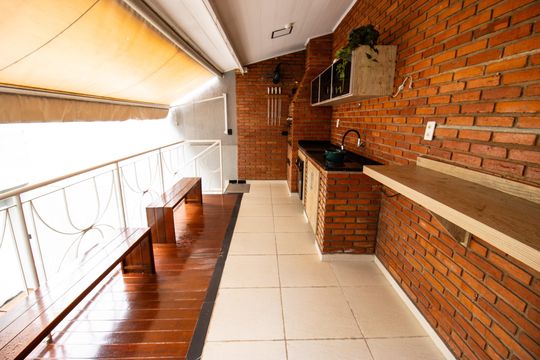 Espaço Gourmet de casa para alugar com 3 quartos, 245m² em Jardim Serrano, Votorantim