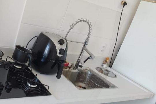Cozinha de apartamento para alugar com 2 quartos, 42m² em Parque Arariba, São Paulo