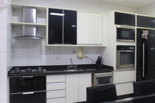 Cozinha de apartamento à venda com 3 quartos, 164m² em Santa Paula, São Caetano do Sul