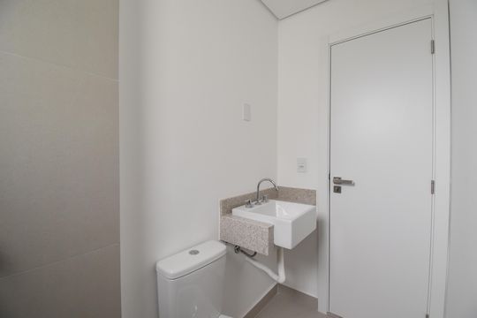 Banheiro da Suíte de apartamento à venda com 2 quartos, 92m² em Juvevê, Curitiba