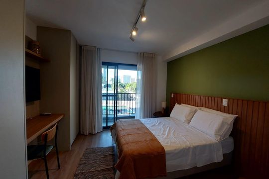 Sala/Quarto de apartamento à venda com 1 quarto, 22m² em Pinheiros, São Paulo