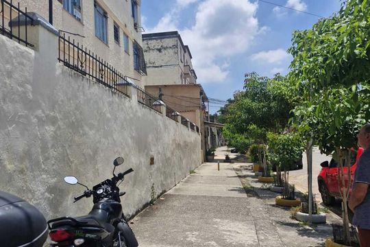 Área externa de apartamento para alugar com 1 quarto, 38m² em Engenheiro Leal, Rio de Janeiro