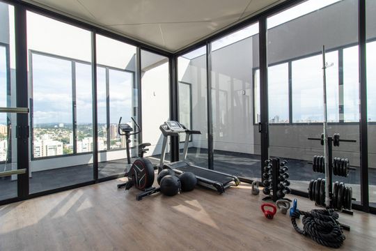 Área comum - Academia de apartamento para alugar com 1 quarto, 45m² em Taquaral, Campinas