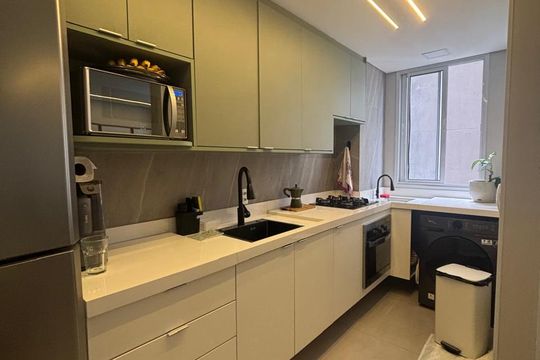 Cozinha de apartamento à venda com 2 quartos, 38m² em Jardim America da Penha, São Paulo