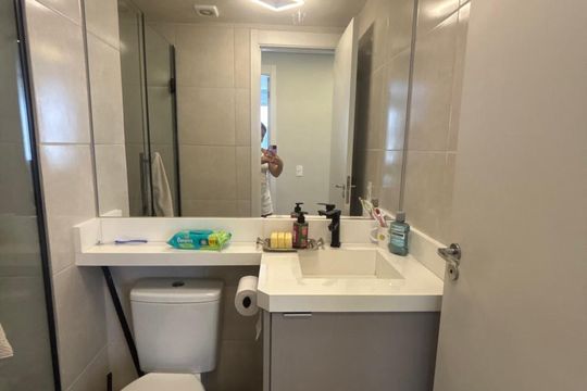 Banheiro de apartamento à venda com 2 quartos, 38m² em Jardim America da Penha, São Paulo