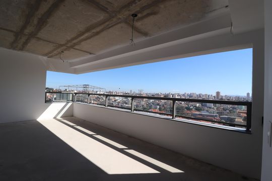 Varanda gourmet de apartamento à venda com 3 quartos, 134m² em Jardim, Santo André