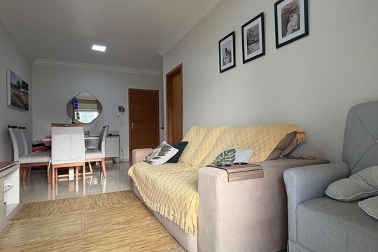Sala de apartamento para alugar com 2 quartos, 96m² em Embaré, Santos