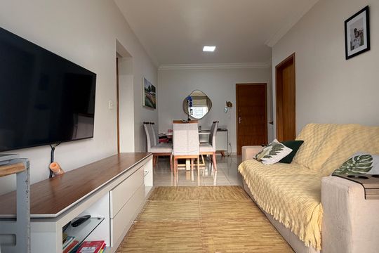 Sala de apartamento para alugar com 2 quartos, 96m² em Embaré, Santos