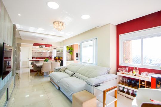 Apartamento à venda com 3 quartos, 107m² em Vila Homero Thon, Santo André