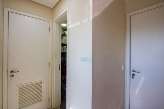 Área de serviço de apartamento à venda com 3 quartos, 107m² em Vila Homero Thon, Santo André