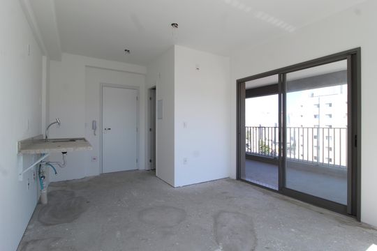 Sala/Quarto de kitnet/studio para alugar com 1 quarto, 45m² em Vila Nova Conceição, São Paulo