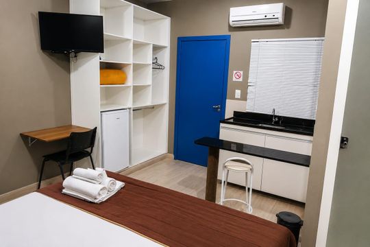 Studio de kitnet/studio para alugar com 1 quarto, 25m² em Santa Cruz, Belo Horizonte