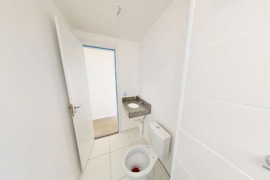 Banheiro de apartamento à venda com 3 quartos, 65m² em Bonfim, Campinas