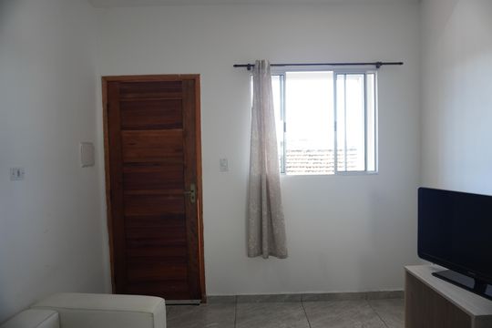 Sala de casa de condomínio para alugar com 2 quartos, 47m² em Jardim Sao Vicente, São Paulo