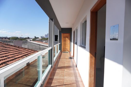 Varanda da Sala de casa de condomínio para alugar com 2 quartos, 47m² em Jardim Sao Vicente, São Paulo