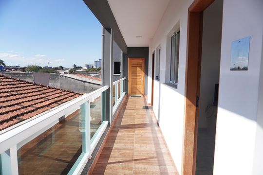 Varanda da Sala de casa de condomínio para alugar com 2 quartos, 47m² em Jardim Sao Vicente, São Paulo