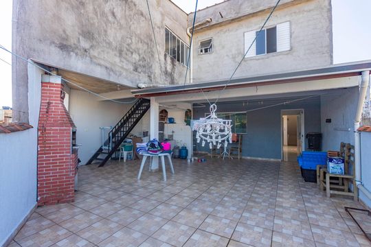 Área de serviço / churrasqueira de casa à venda com 3 quartos, 418m² em Vila Nogueira, Diadema