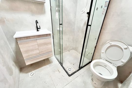 Banheiro de apartamento para alugar com 1 quarto, 27m² em Vila Nova Cachoeirinha, São Paulo